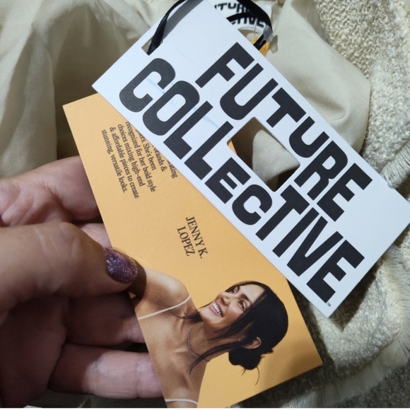 Cream Blazer for Women - Picture 12 of 13